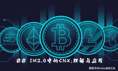 ## IM2.0中的CNX：理解与应用