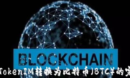 
如何将TokenIM转换为比特币（BTC）的完整指南