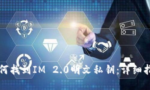 如何找到IM 2.0明文私钥：详细指南